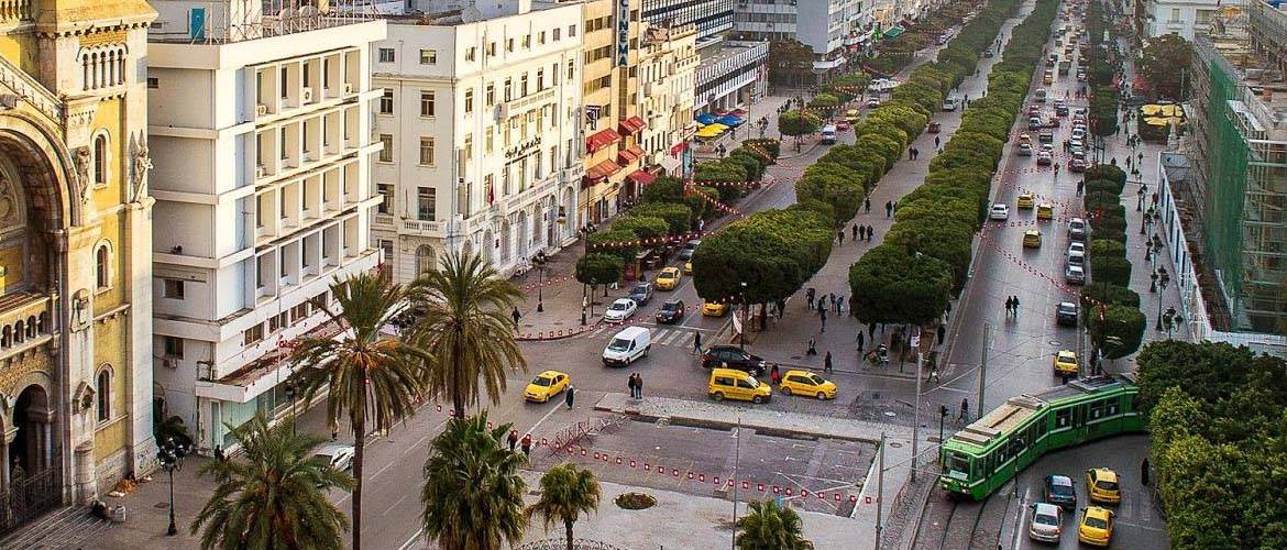 L’avenue Bourguiba à Tunis sans voitures les 4 et 5 janvier